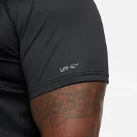 Nike Essential Dri-FIT чоловічі Short-Sleeve Swim Hydroguard (Extended Size) колір чорний