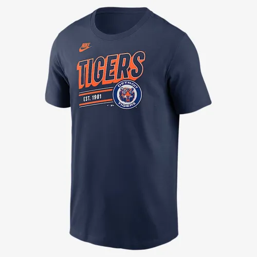 Detroit Tigers Cooperstown Retro мужские Nike MLB футболка синий