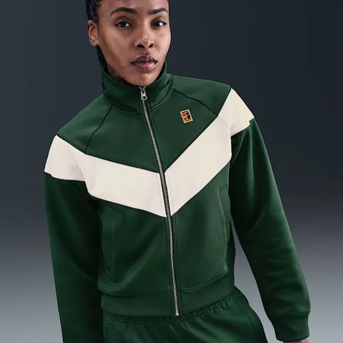 NikeCourt Heritage Windrunner женская Tennis Куртка цвет зеленый