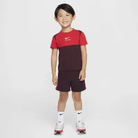 Nike Air Toddler 2-Piece Fleece шорти комплект колір червоний