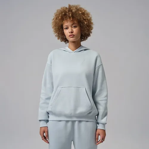 Nike Jordan Brooklyn Fleece женская Pullover Толстовка с капюшоном синий