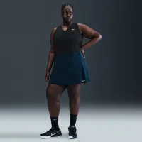 Nike Victory женская Dri-FIT Straight Tennis юбка (большие размеры) синий