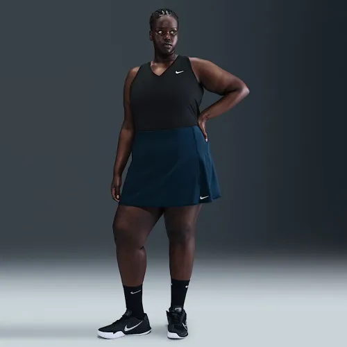 Nike Victory женская Dri-FIT Straight Tennis юбка (большие размеры) синий