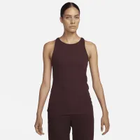 Nike Yoga Luxe SE жіноча Ribbed Tank колір червоний
