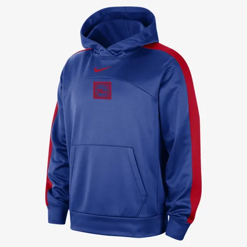 Philadelphia 76ers Starting 5 чоловічі Nike Therma-FIT NBA Pullover Толстовка з капюшоном блакитний