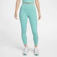 Nike One женская С высокой Талией 7/8 лосины с карманамицвет зеленый