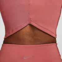 Nike One Fitted Rib жіноча Dri-FIT Short-Sleeve Cropped Top Pink