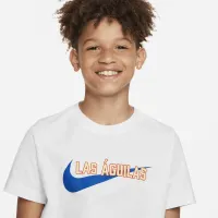 Club Америка Big дитячі Nike Soccer футболка колір білий