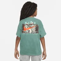 Nike Sportswear Big детские футболка цвет зеленый