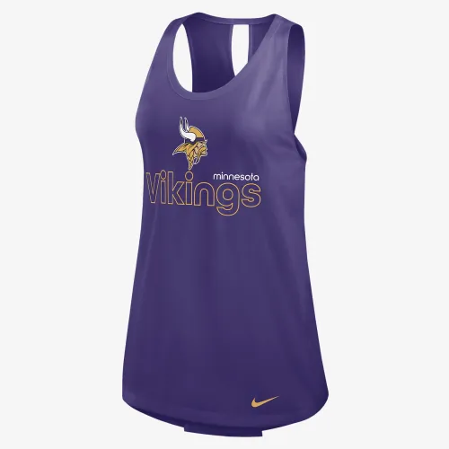 Minnesota Vikings женская Nike Dri-FIT NFL Tank Top цвет фиолетовый