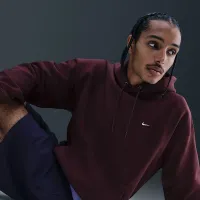 Nike Solo Swoosh чоловічі Pullover Толстовка з капюшоном колір червоний