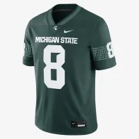 Michigan State Spartans чоловічі Nike Dri-FIT College Game Jersey колір зелений