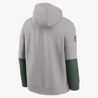 цвет зеленый Bay Packers Logo Team Issue Club мужские Nike NFL Pullover Толстовка с капюшоном цвет серый