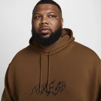 Nike SB Fleece Pullover Skate Толстовка з капюшоном колір коричневий