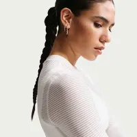 Nike Sportswear жіноча Tight Long-Sleeve Sheer Top колір білий