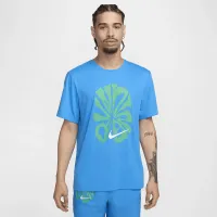 Nike Rise 365 Run Energy чоловічі Dri-FIT Short-Sleeve Running Top блакитний
