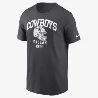 Dallas Cowboys Helmet Essential чоловічі Nike NFL футболка колір сірий