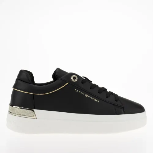 Кросівки Tommy Hilfiger Lux Metallic Cupsole FW0FW07030-BDS - Чорні