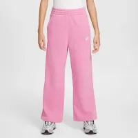 Nike Sportswear Club Fleece Girls' Wide-Leg Pants Pink