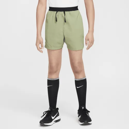 Nike Multi Tech EasyOn Big детские (для мальчиков) Dri-FIT тренировочные шорты цвет зеленый