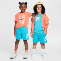 Nike Sportswear Club Little детские French Terry шорты цвет зеленый