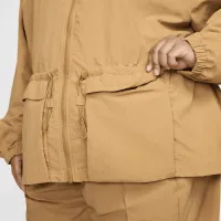 Nike Sportswear Everything Wovens жіноча оверсайз Hooded Куртка (великі розміри) колір коричневий