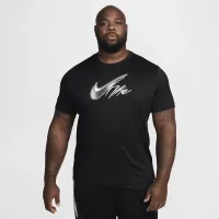 Nike мужские Dri-FIT баскетбольные футболка цвет черный