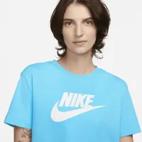 Nike Sportswear Essential женская Cropped Logo T-Shirt Blue