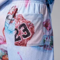 Nike Jordan Dri-FIT Essentials Big детские Summer Pack Printed Mesh шорты цвет белый
