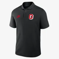 Ohio State Buckeyes Primetime Victory Legacy Vault Logo мужские Nike Dri-FIT College Polo цвет черный