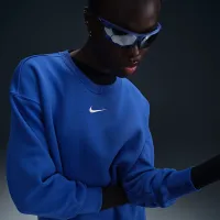 Nike Sportswear Phoenix Fleece жіноча оверсайз Crew-Neck світшот блакитний
