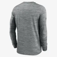 Dallas Cowboys Sideline Velocity мужские Nike Dri-FIT NFL Long-Sleeve футболка цвет серый