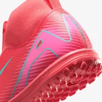 Nike Jr. Mercurial Superfly 10 Academy Little/Big детские TF High-Top Soccer Кроссовки цвет красный