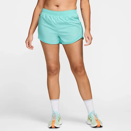 Nike Tempo женская Brief-Lined Running шорты цвет зеленый