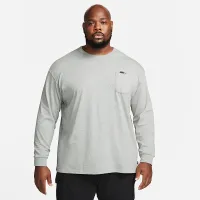 Nike Sportswear Premium Essentials чоловічі Long-Sleeve Pocket футболка колір сірий