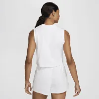 NikeCourt Heritage жіноча Cropped Tennis Tank Top колір білий