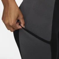 Nike Pro женская С высокой Талией 7/8 тренировочные лосины с карманамицвет черный