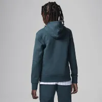 Nike Jordan MJ Brooklyn Big детские Fleece Pullover Толстовка с капюшоном цвет зеленый
