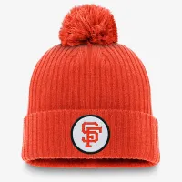 San Francisco Giants Cooperstown Peak чоловічі Nike MLB Cuffed Pom Beanie Orange