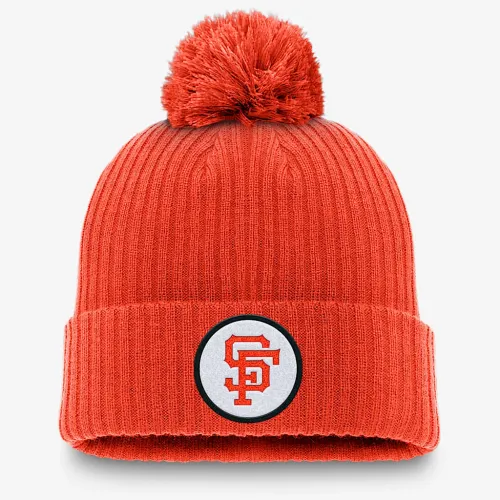 San Francisco Giants Cooperstown Peak чоловічі Nike MLB Cuffed Pom Beanie Orange
