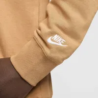 Nike Club Fleece чоловічі Long-Sleeve Fleece Polo колір коричневий