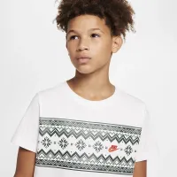 Nike Sportswear Big детские футболка цвет белый