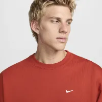 Nike Solo Swoosh чоловічі Fleece Crew колір червоний