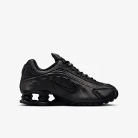 Nike Shox R4 Big детские Кроссовки цвет черный