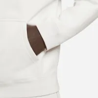 Nike Solo Swoosh чоловічі Fleece Толстовка з капюшоном колір сірий