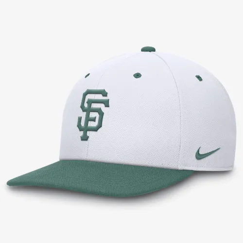 San Francisco Giants Bicoastal 2-Tone Pro мужские Nike Dri-FIT MLB Adjustable Hat цвет белый