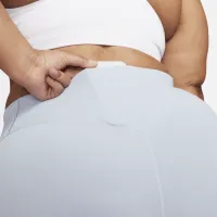 Nike Zenvy женская Gentle-Support С высокой Талией 7/8 Leggings (Plus Size) синий