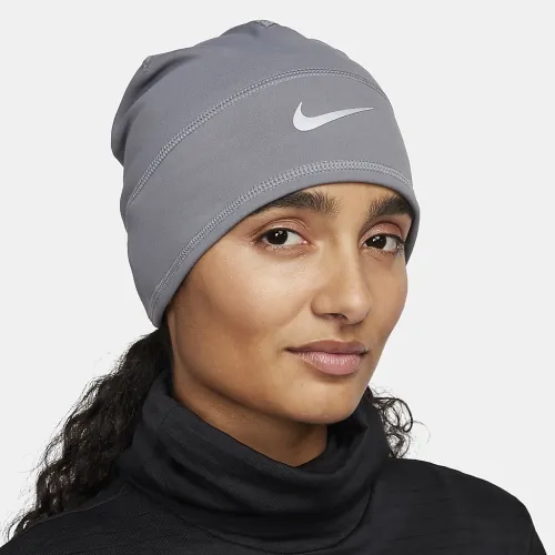 Nike Dri-FIT Terra Uncuffed Beanie колір сірий