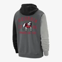 Georgia Club Fleece чоловічі Nike College Толстовка з капюшоном колір сірий