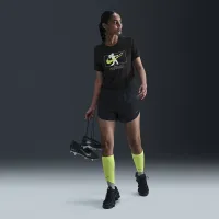 Nike женская Dri-FIT Softball футболка цвет черный